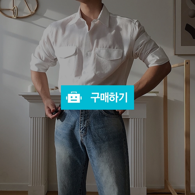 머슬핏 비침없는 투포켓 여름 린넨 셔츠 / 평상복스토어 / 디비디비 / 구매하기 / 특가할인