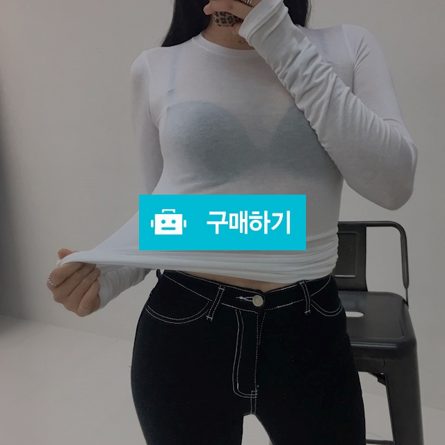 셔링 롱 스리브 스판 스림티셔츠 / 라운드님의 스토어 / 디비디비 / 구매하기 / 특가할인