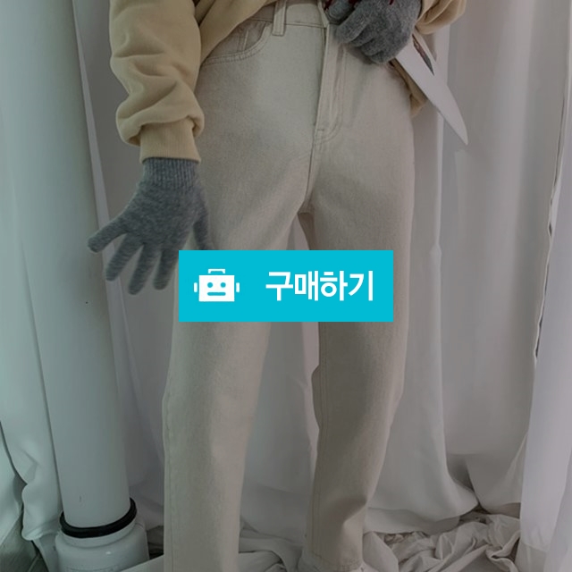 기모 일자핏 크림진 (s,m) / 미란다클로젯 / 디비디비 / 구매하기 / 특가할인