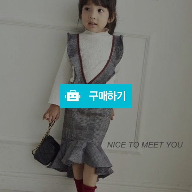 체크 날개 멜빵 원피스 / 이덕성님의 스토어 / 디비디비 / 구매하기 / 특가할인