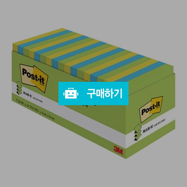 3M 포스트잇 대용량 팝업리필 컬렉션팩 654-18 플로랄판타지 76mmX76mm / 설래임 / 디비디비 / 구매하기 / 특가할인