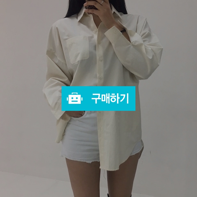 오버핏 베이직 포켓 셔츠 / 라운드님의 스토어 / 디비디비 / 구매하기 / 특가할인