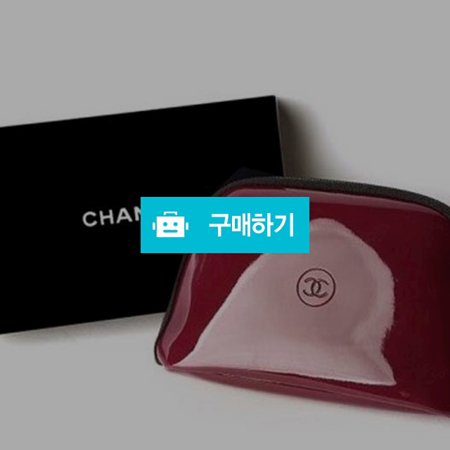 샤넬 노벨티 딥버건디 에나멜 파우치 / 노벨티샵 / 디비디비 / 구매하기 / 특가할인