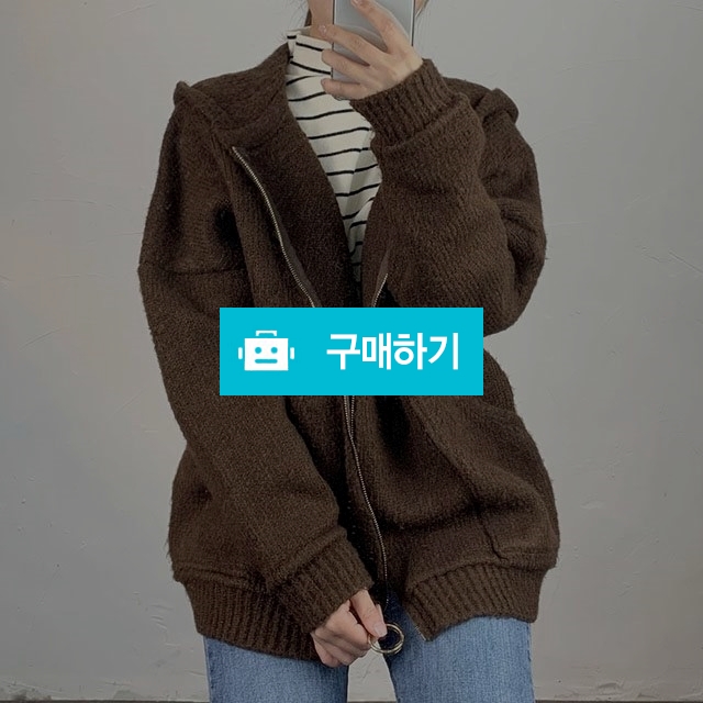 루즈핏 울 니트 후드집업 자켓 / by ssom / 디비디비 / 구매하기 / 특가할인