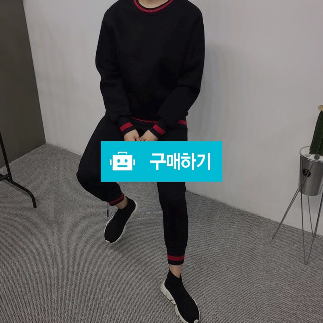 배색 맨투맨 조거팬츠 트레이닝 세트 / 김체리님의 스토어 / 디비디비 / 구매하기 / 특가할인