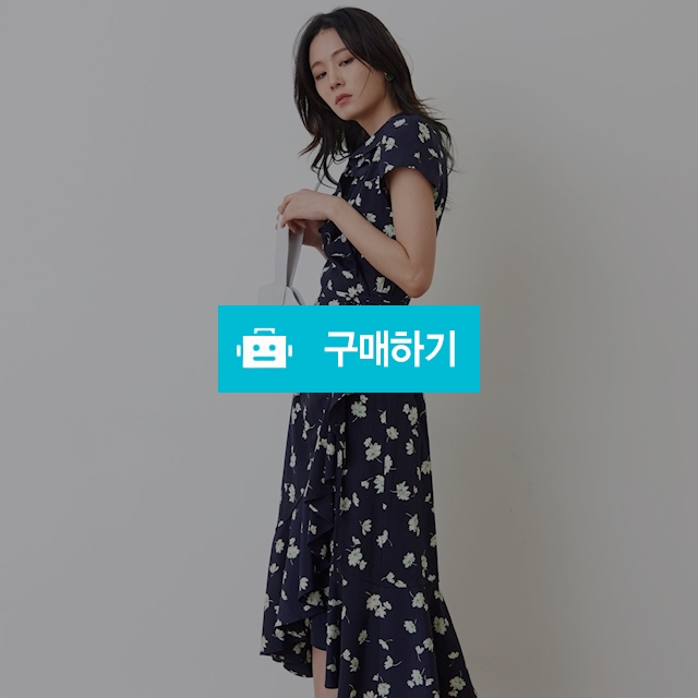[코타] ELIKA WRAP DRESS_NAVY / 포틴데이즈 / 디비디비 / 구매하기 / 특가할인