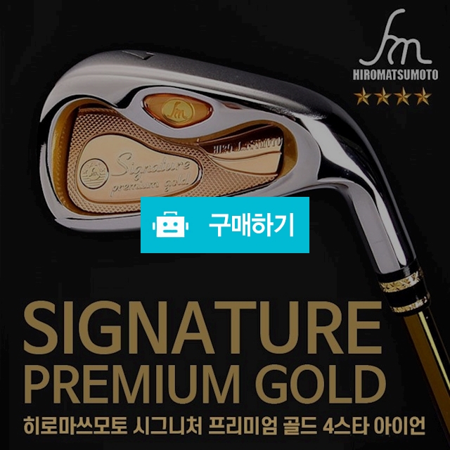 히로마쓰모토 시그니처 프리미엄 골드 4스타 아이언 남성용 카본 9개 / 곰골프님의 스토어 / 디비디비 / 구매하기 / 특가할인