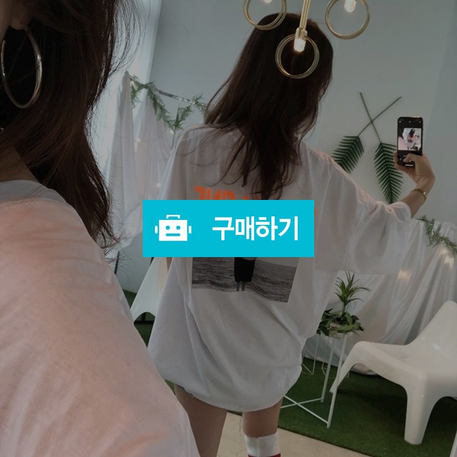 오버핏 프린팅 박시 반팔티셔츠 / nars4 / 디비디비 / 구매하기 / 특가할인
