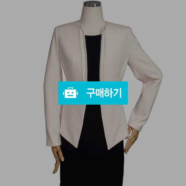 여성 진주 비즈 심플 라인 원버튼 자켓 / 오드리옷짱 / 디비디비 / 구매하기 / 특가할인