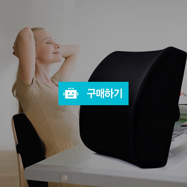 기대고싶은 메모리폼 등쿠션 블랙 / 리빙듀오님의 스토어 / 디비디비 / 구매하기 / 특가할인