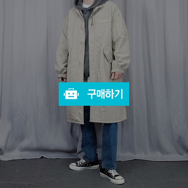 남녀 공용 메르시 오버핏 차이나 롱 야상 자켓(3color) / 아이엘맨 / 디비디비 / 구매하기 / 특가할인