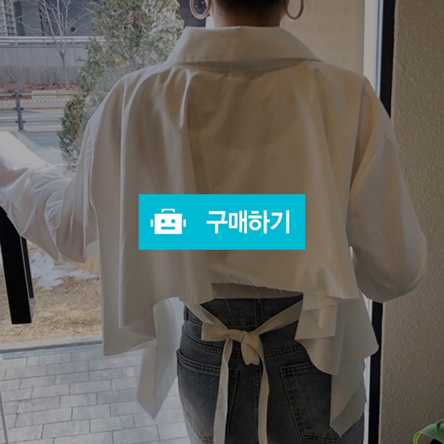 루즈핏 뒷트임 크롭 셔츠 / 샵일공일 / 디비디비 / 구매하기 / 특가할인