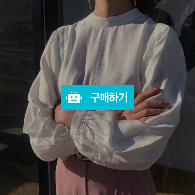 벌룬 퍼프 펄 블라우스 / 라움하제 / 디비디비 / 구매하기 / 특가할인