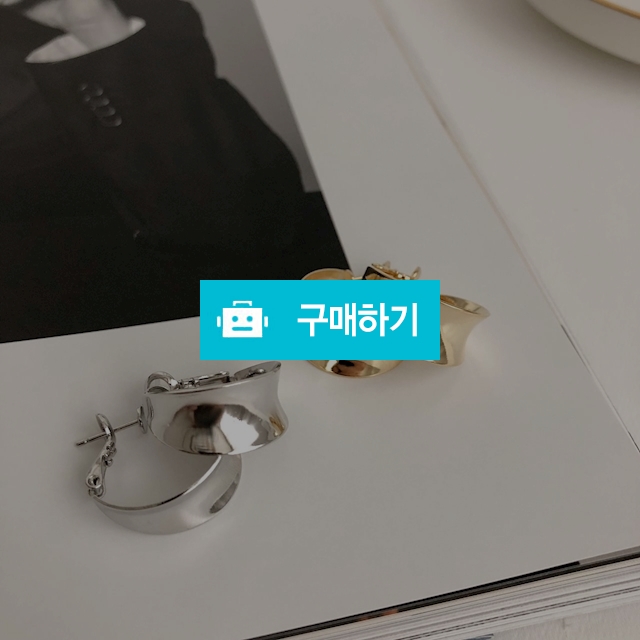 원터치 오목 링귀걸이 / 에그시티 / 디비디비 / 구매하기 / 특가할인