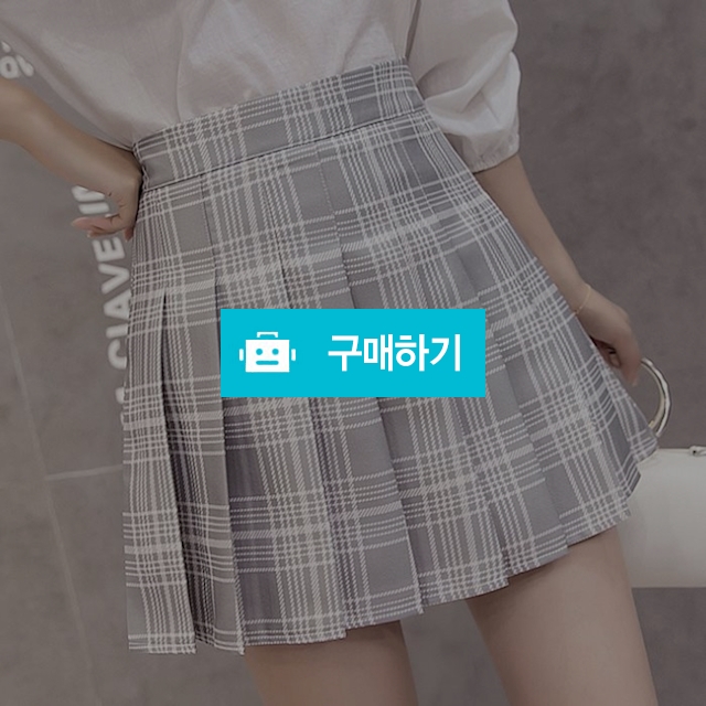 [무료배송]테니스 스커트 체크패턴 CP라이트그레이 / yogone님의 스토어 / 디비디비 / 구매하기 / 특가할인
