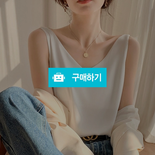 루앤 새틴 실크 끈 나시 민소매 / 에스에스네트워크님의 스토어 / 디비디비 / 구매하기 / 특가할인