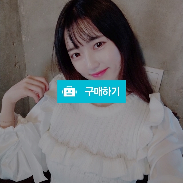 소매 새틴 니트 프릴 블라우스 / 클래식체어님의 스토어 / 디비디비 / 구매하기 / 특가할인