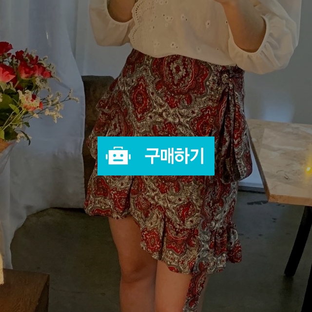 에스닉 랩스커트 (2color) / 슈가케이 / 디비디비 / 구매하기 / 특가할인