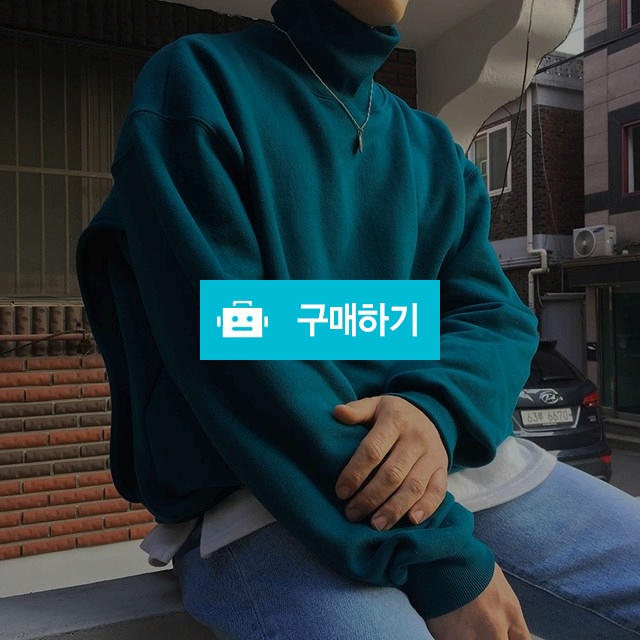 맨투맨 절개 폴라티 / 나범아 / 디비디비 / 구매하기 / 특가할인