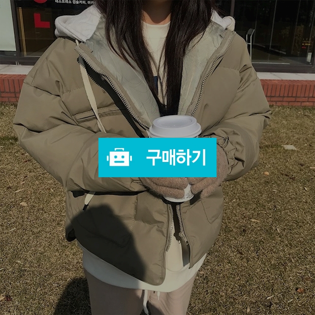 오버핏 후드 숏 웰론패딩 점퍼 / choislabel님의 스토어 / 디비디비 / 구매하기 / 특가할인
