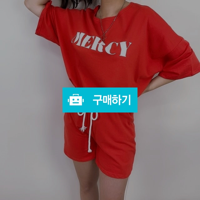 오버핏 와이드 레터링 트레이닝 세트 / 순수야 / 디비디비 / 구매하기 / 특가할인