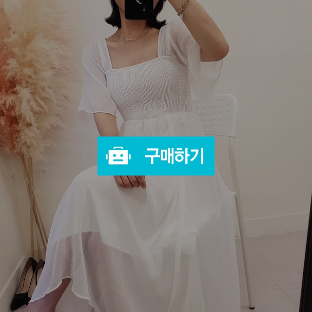 스모크 쉬폰 원피스 / 제이오공이 / 디비디비 / 구매하기 / 특가할인