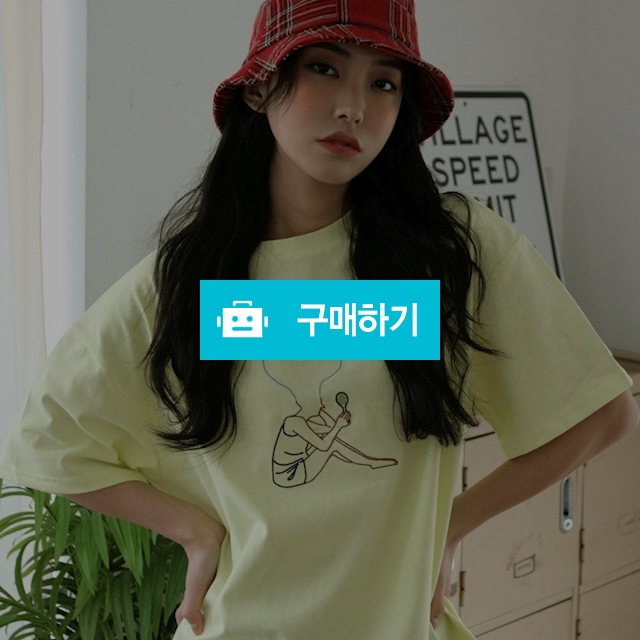 르씨 손거울 반팔티_LIME / 르씨님의 스토어 / 디비디비 / 구매하기 / 특가할인