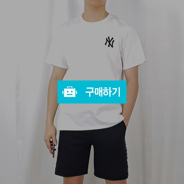 남녀공용 커플 뉴욕 자수 여름 반팔 티셔츠 4컬러 / 드림스타일님의 스토어 / 디비디비 / 구매하기 / 특가할인