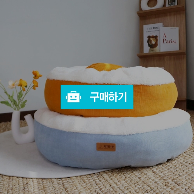 개과천선 애견 원 방석 강아지 고양이 도넛 무중력 방석 / 개과천선 / 디비디비 / 구매하기 / 특가할인