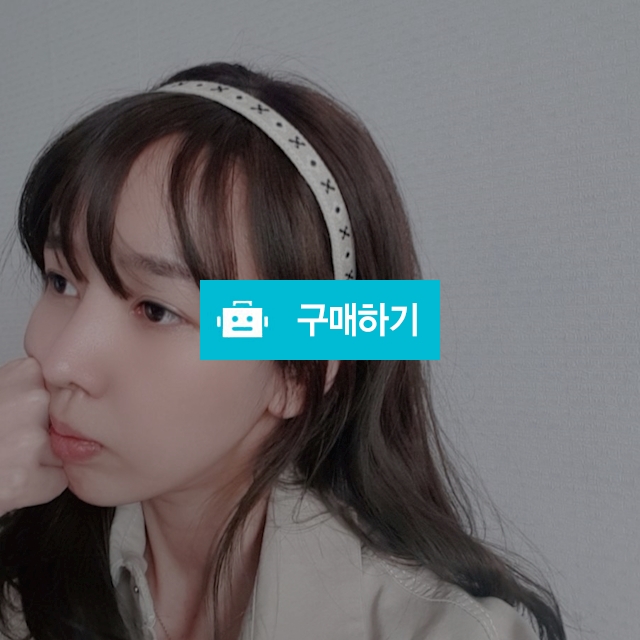 221. 자수머리띠  / 캬냐블링 / 디비디비 / 구매하기 / 특가할인