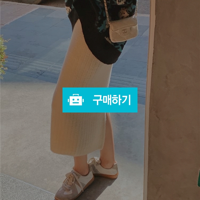 부드러운 니트 스커트 화이트, 검정 스커트 / 야빼자님의 스토어 / 디비디비 / 구매하기 / 특가할인