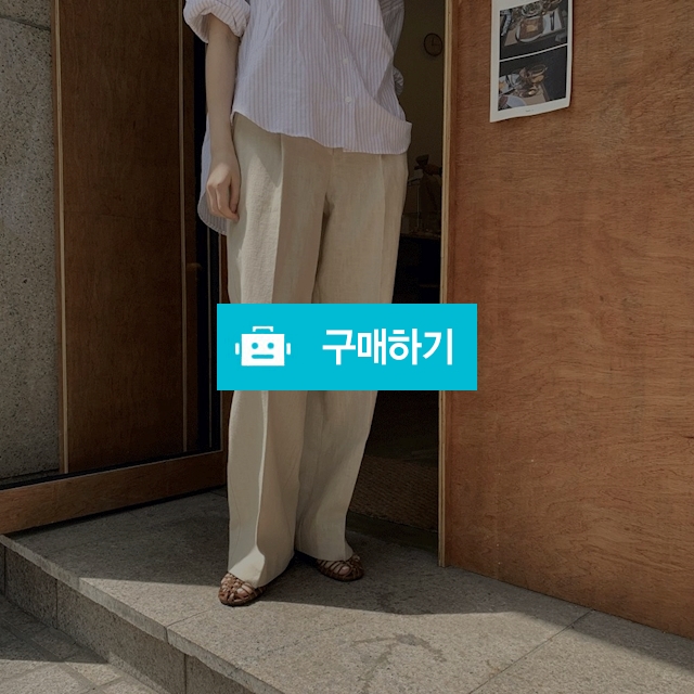 네추럴 린넨 와이드팬츠 / 시은씨 스토어 / 디비디비 / 구매하기 / 특가할인