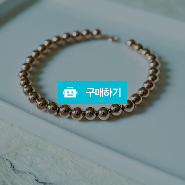 14k 로즈골드 볼팔찌 5mm / 손수메이크 / 디비디비 / 구매하기 / 특가할인