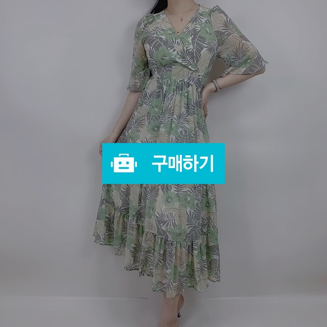 드로잉 플라워 바캉스 휴가 원피스 / 순수야 / 디비디비 / 구매하기 / 특가할인
