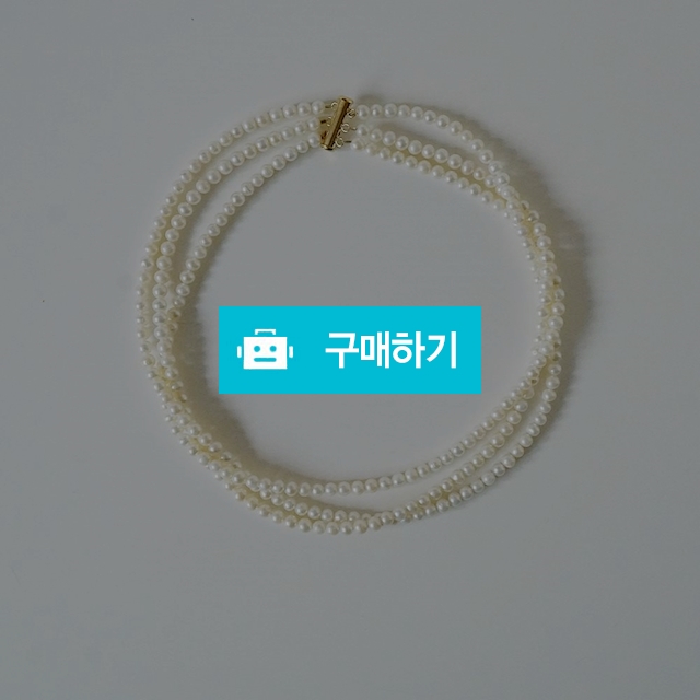 담수진주 3줄 목걸이 / 손수메이크 / 디비디비 / 구매하기 / 특가할인