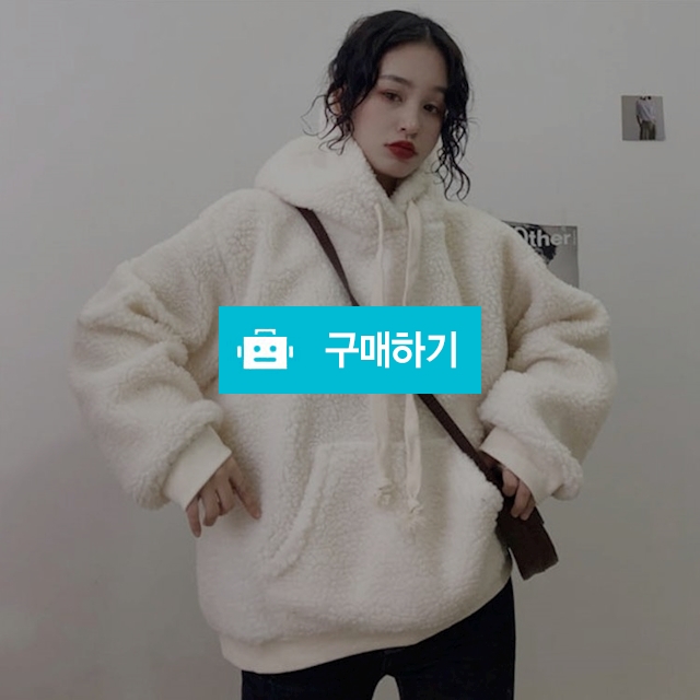 따듯한 겨울 와이드핏 여성 양털 후드티 캐주얼 후드티, 22,000원, 댕유마켓님의 스토어 [디비디비]