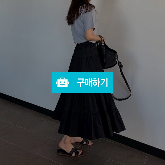 A라인 플레어 밴딩 롱 캉캉 스커트  / 플레른2님의 스토어 / 디비디비 / 구매하기 / 특가할인
