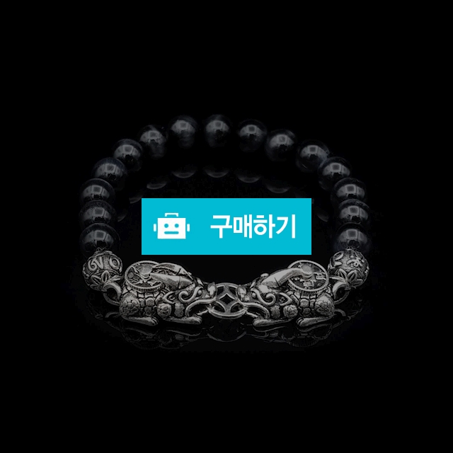 블랙 호안석 쌍비휴  원석 팔찌 / 젬팜쥬얼리님의 스토어 / 디비디비 / 구매하기 / 특가할인