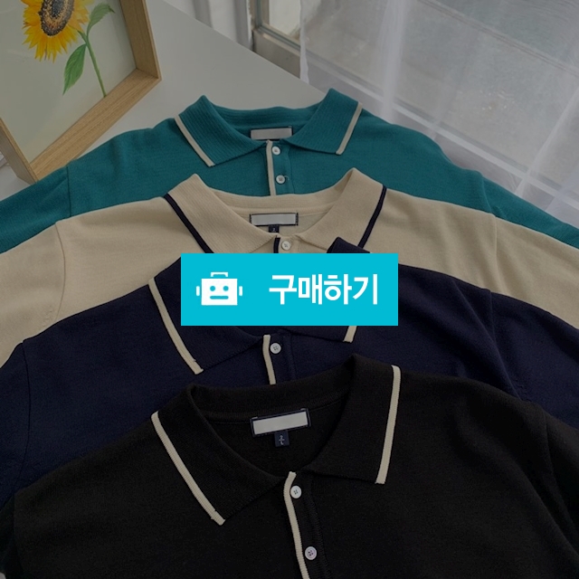 린넨 스판 카라 배색 반팔 니트 / 엠더블유님의 스토어 / 디비디비 / 구매하기 / 특가할인
