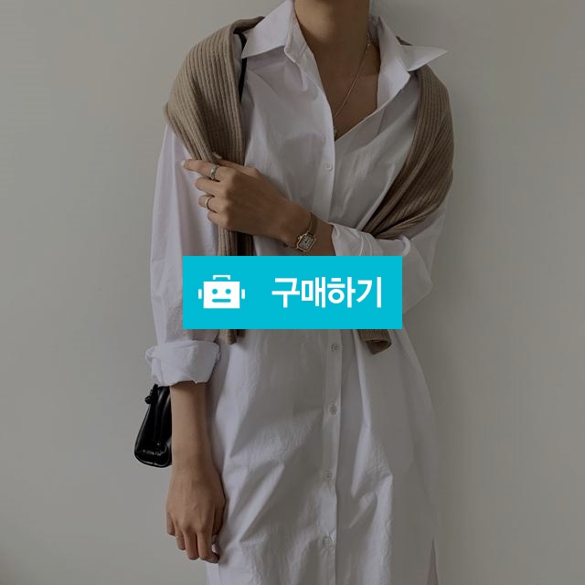 옆트임 카라 롱 블랙셔츠원피스 / 노블마인 / 디비디비 / 구매하기 / 특가할인