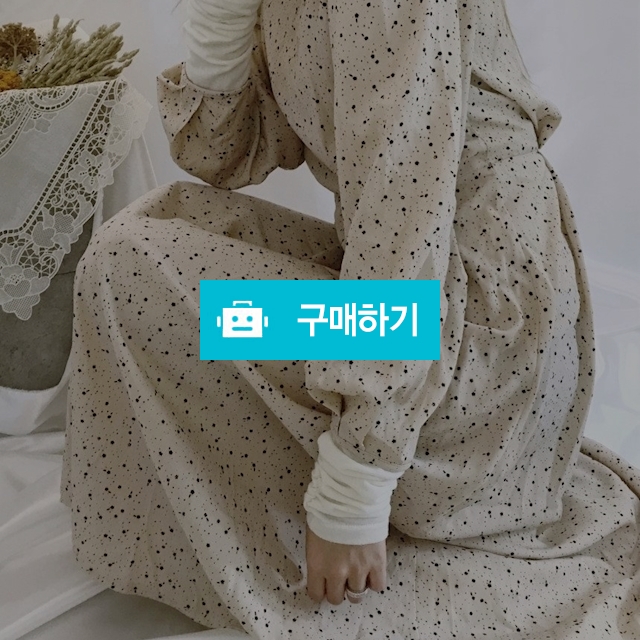 도트 패턴 라운드 롱원피스 / 러브버튼님의 스토어 / 디비디비 / 구매하기 / 특가할인