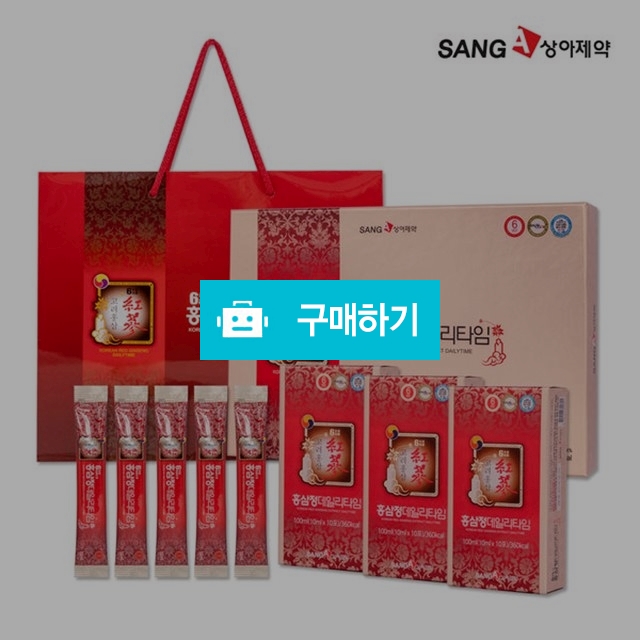 상아제약 홍삼정 데일리타임 홍삼스틱 10ml x 30포 선물세트  / 핫딜러즈 / 디비디비 / 구매하기 / 특가할인