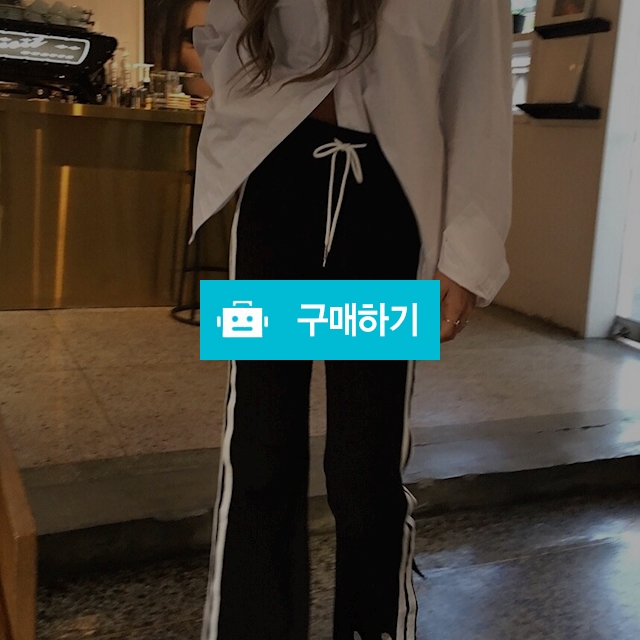 라인 부츠컷 하이웨스트 트레이닝 팬츠 / 메이앤린 / 디비디비 / 구매하기 / 특가할인