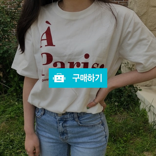 루즈핏 프린팅 라운드 반팔티 / to 25 / 디비디비 / 구매하기 / 특가할인