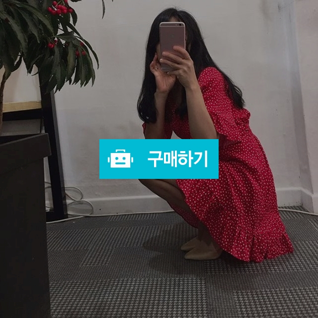 프릴 리본 스트링 브이넥 랩 미니 원피스 / 꼬르니숑님의 스토어 / 디비디비 / 구매하기 / 특가할인