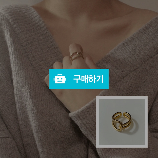 실버925 16K도금 꼬임 반지 / 엣미 / 디비디비 / 구매하기 / 특가할인