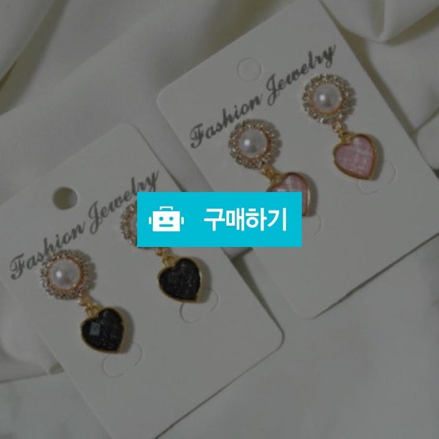 큐빅 하트 귀걸이 / 핑크래빗 / 디비디비 / 구매하기 / 특가할인