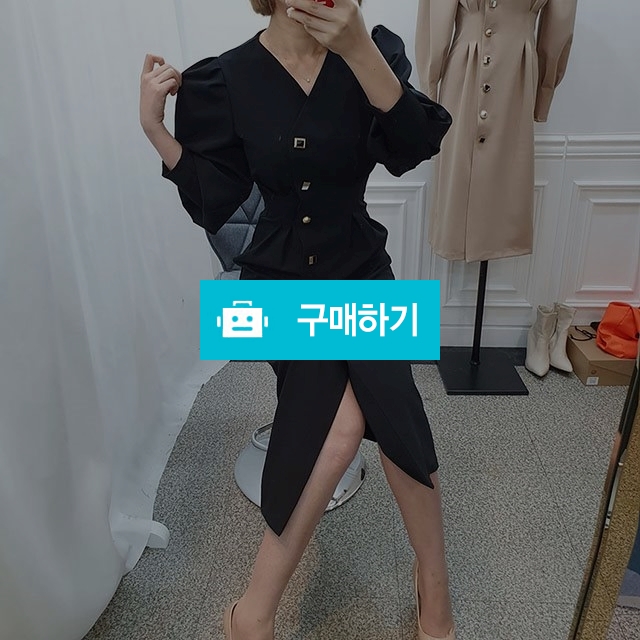 브이넥 하객 오피스 정장 미디 롱 원피스 / 비컴 / 디비디비 / 구매하기 / 특가할인