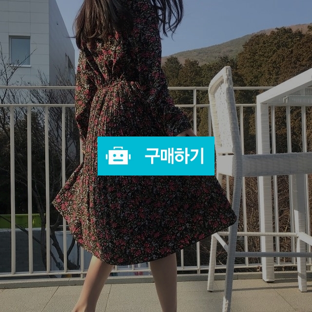플라워 허리끈 플리츠 롱원피스 / 기다리다for / 디비디비 / 구매하기 / 특가할인