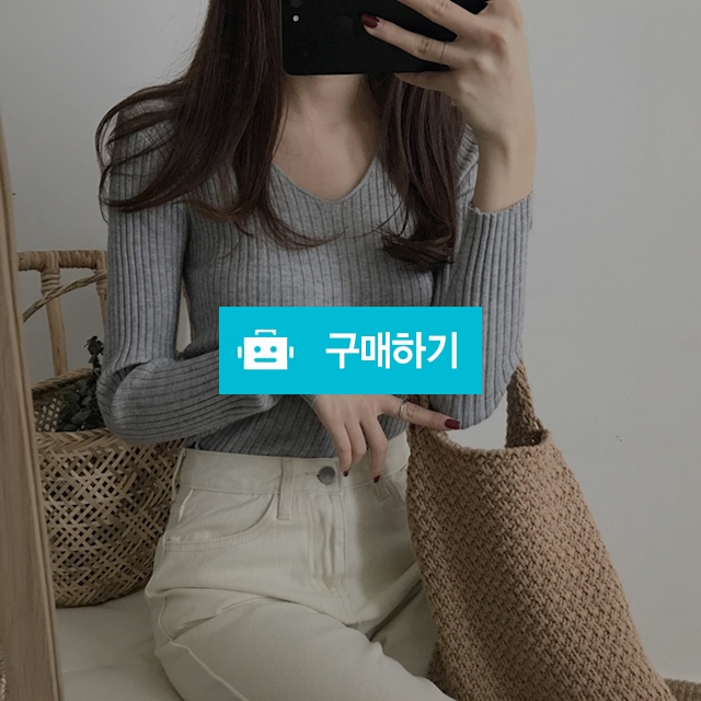 뮬리즈 슬림골지니트 (6color) / 하루크라운 / 디비디비 / 구매하기 / 특가할인
